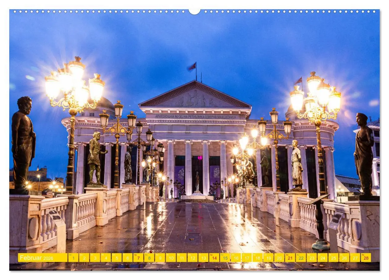 Bild: 9783457398371 | Skopje - Nordmazedoniens überraschende Hauptstadt (Wandkalender...
