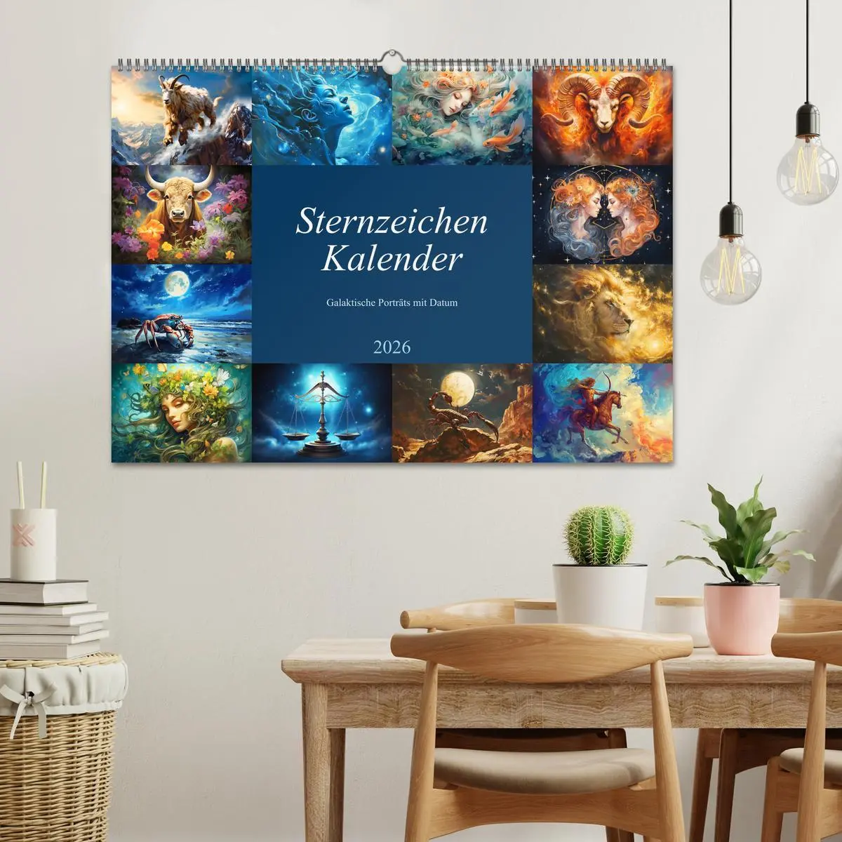 Bild: 9783457468371 | Sternzeichen-Kalender - Galaktische Porträts mit Datum...