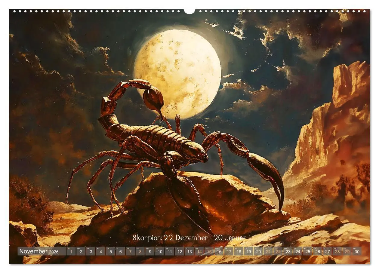 Bild: 9783457468371 | Sternzeichen-Kalender - Galaktische Porträts mit Datum...