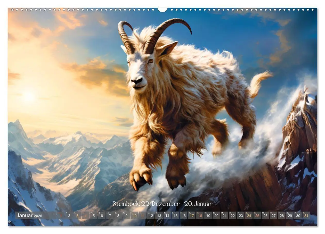 Bild: 9783457468371 | Sternzeichen-Kalender - Galaktische Porträts mit Datum...