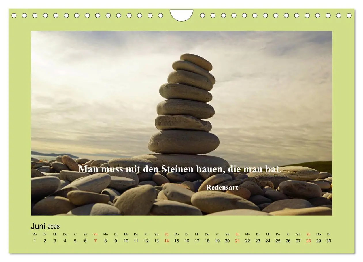 Bild: 9783457918371 | Lebensweisheiten mit Bildern unterlegt (Wandkalender 2026 DIN A4...