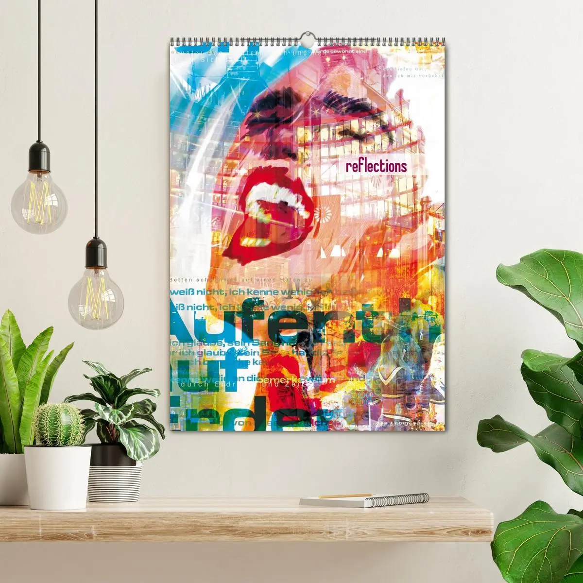 Bild: 9783516488371 | reflections (Wandkalender 2026 DIN A2 hoch), CALVENDO Monatskalender