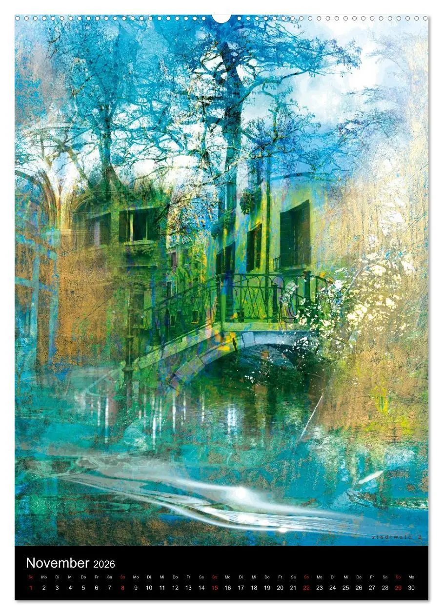 Bild: 9783516488371 | reflections (Wandkalender 2026 DIN A2 hoch), CALVENDO Monatskalender