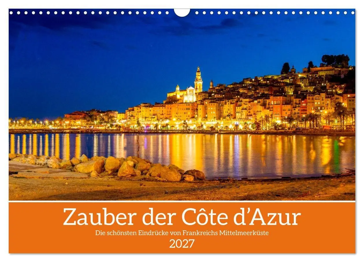 Cover: 9783516868371 | Zauber der Côte d'Azur (Wandkalender 2027 DIN A3 quer), CALVENDO...