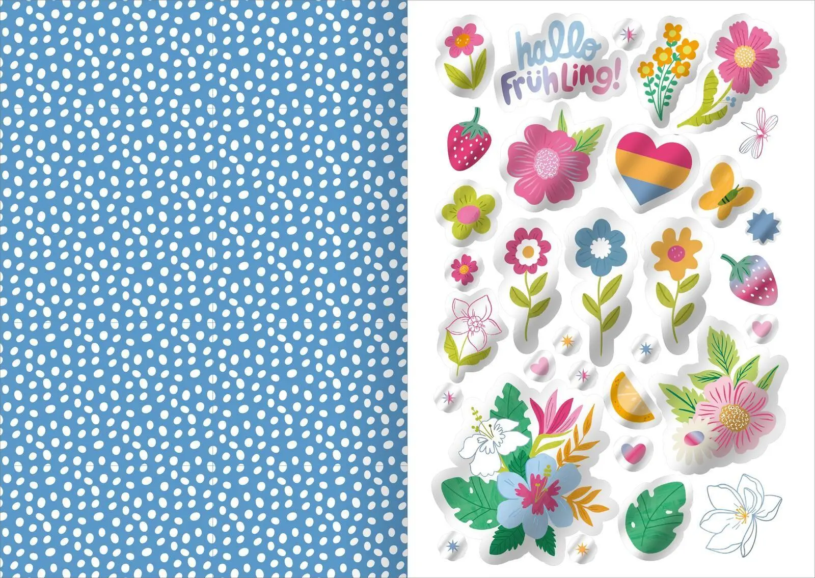Bild: 4014489138471 | I Love to Bloom - Sticker-Liebe | Über 800 Sticker mit Glanz-Effekt