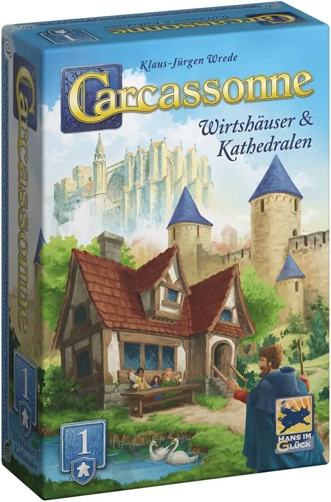 Cover: 4015566018471 | Carcassonne - Wirtshäuser und Kathedralen | Spiel | Deutsch | 2025