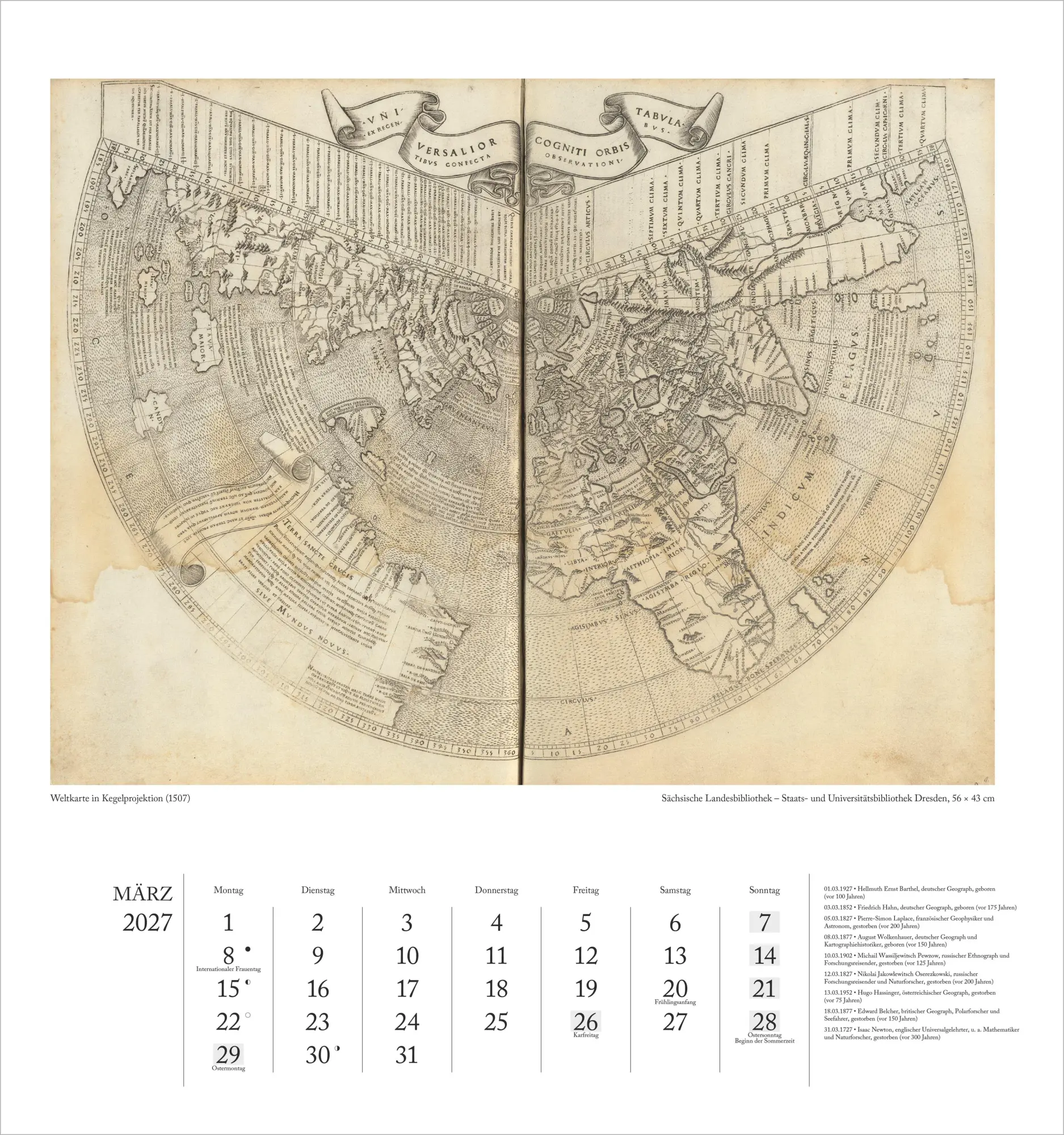 Bild: 4069095018471 | Geographisch-Kartographischer Kalender 2027 | KG | Kalender | 14 S.