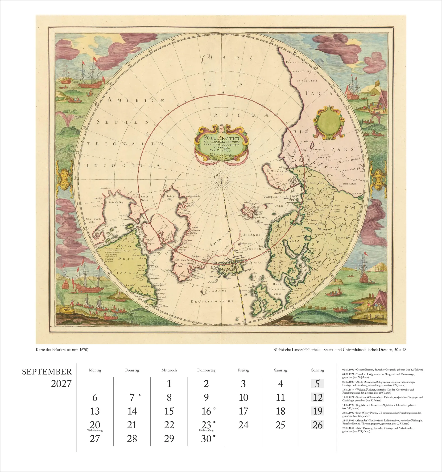 Bild: 4069095018471 | Geographisch-Kartographischer Kalender 2027 | KG | Kalender | 14 S.