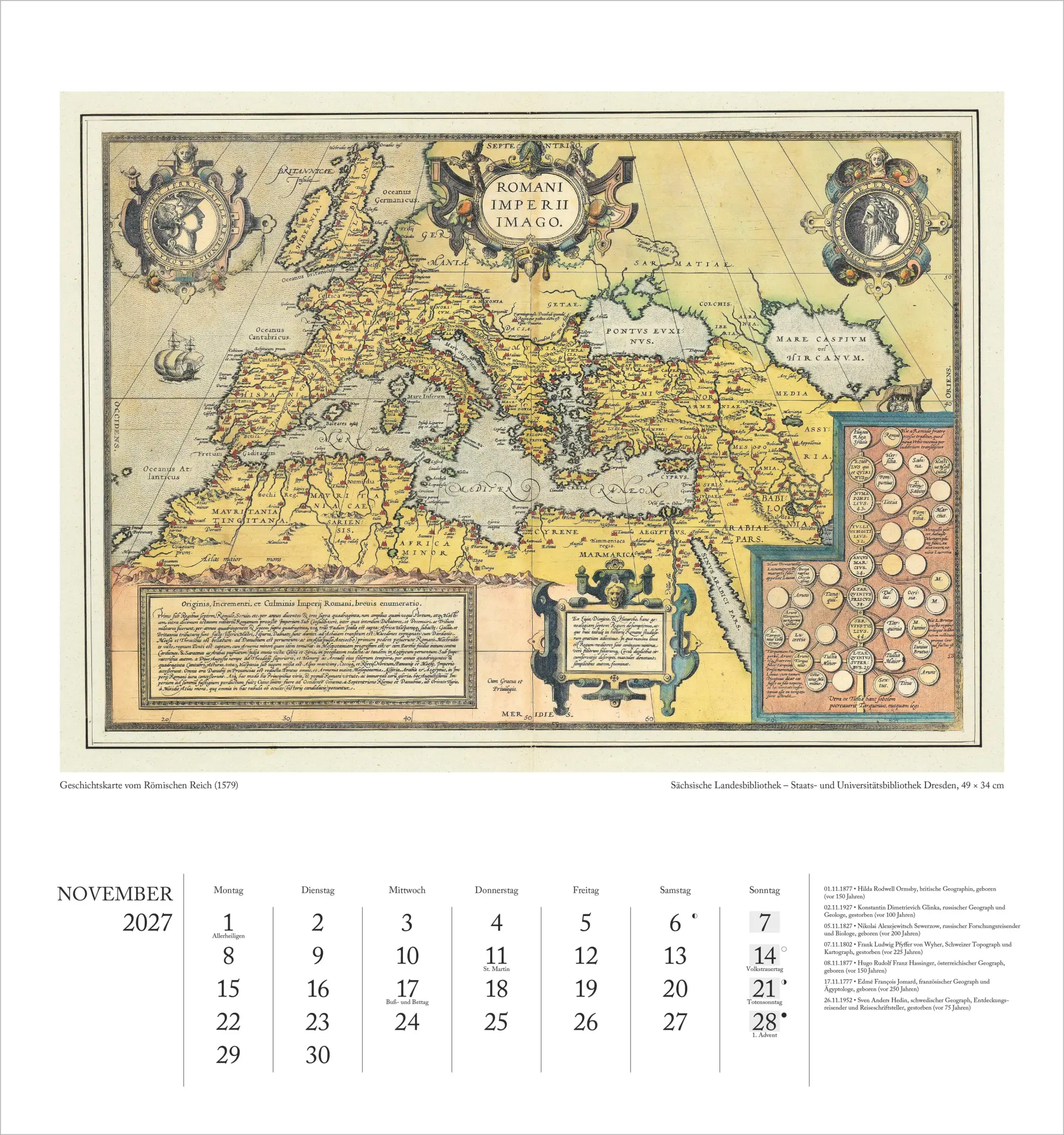 Bild: 4069095018471 | Geographisch-Kartographischer Kalender 2027 | KG | Kalender | 14 S.