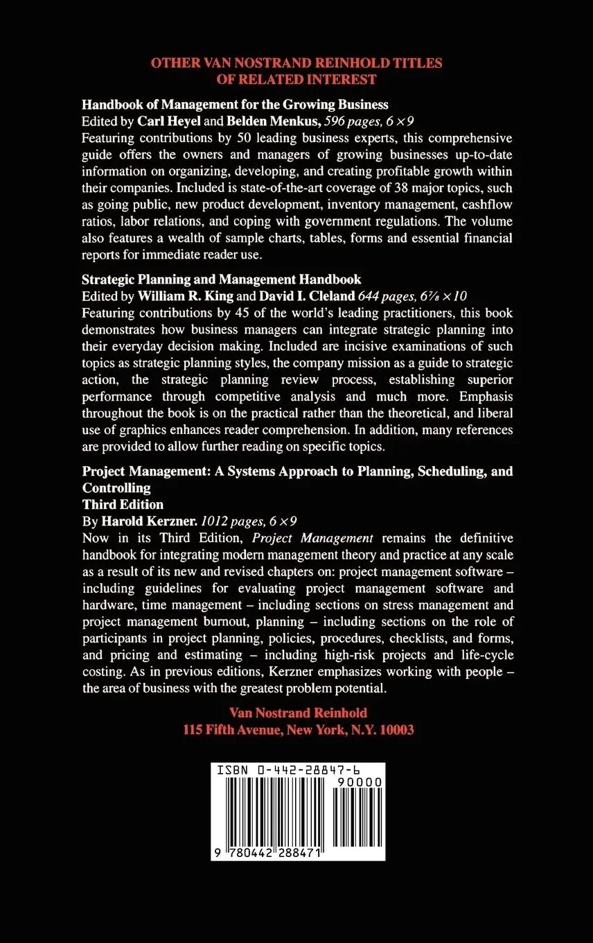 Rückseite: 9780442288471 | Techniques of Structured Problem Solving | Arthur B. Vangundy | Buch