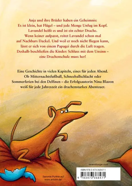 Bild: 9783473368471 | Der Drache aus dem blauen Ei | Nina Blazon | Buch | 224 S. | Deutsch
