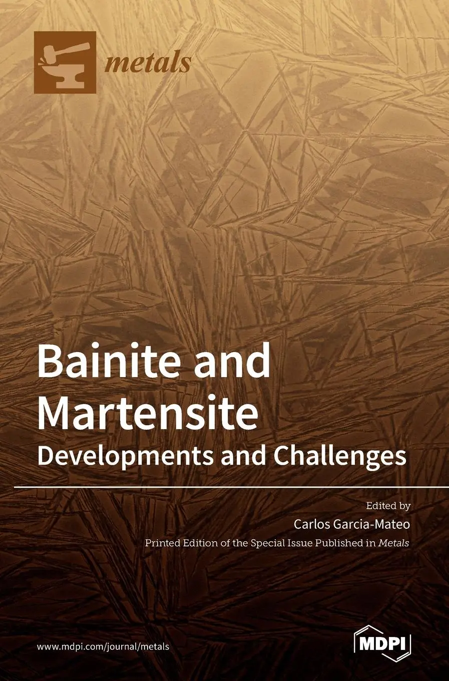 Cover: 9783039288571 | Bainite and Martensite | Developments and Challenges | Buch | Gebunden