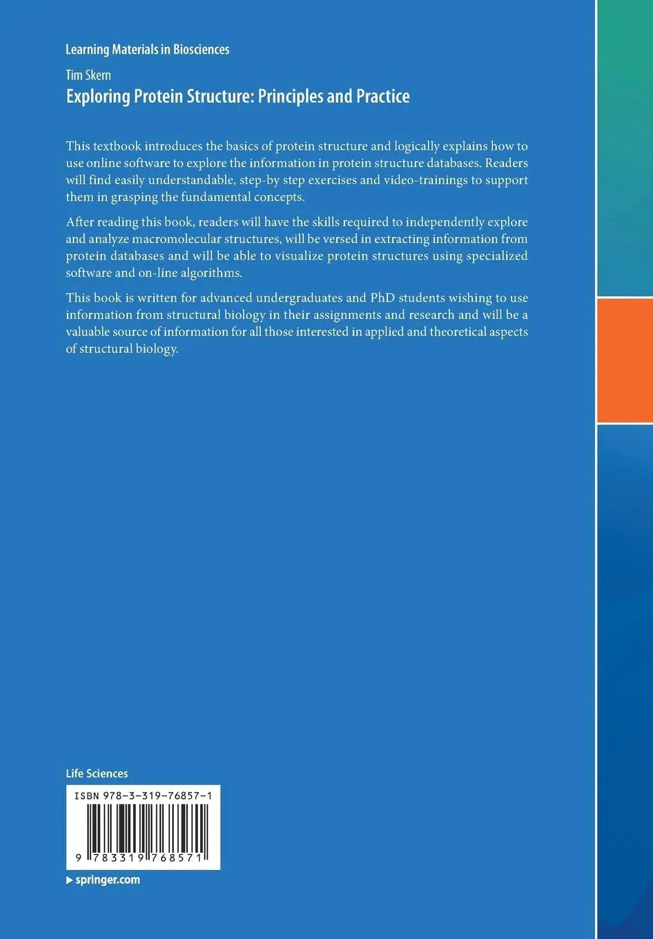Rückseite: 9783319768571 | Exploring Protein Structure: Principles and Practice | Tim Skern | x