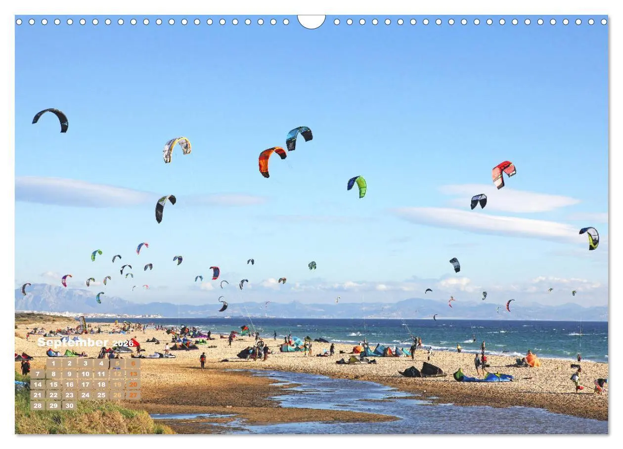 Bild: 9783457688571 | Kitesurfen: Mit Drachen am Meer (Wandkalender 2026 DIN A3 quer),...