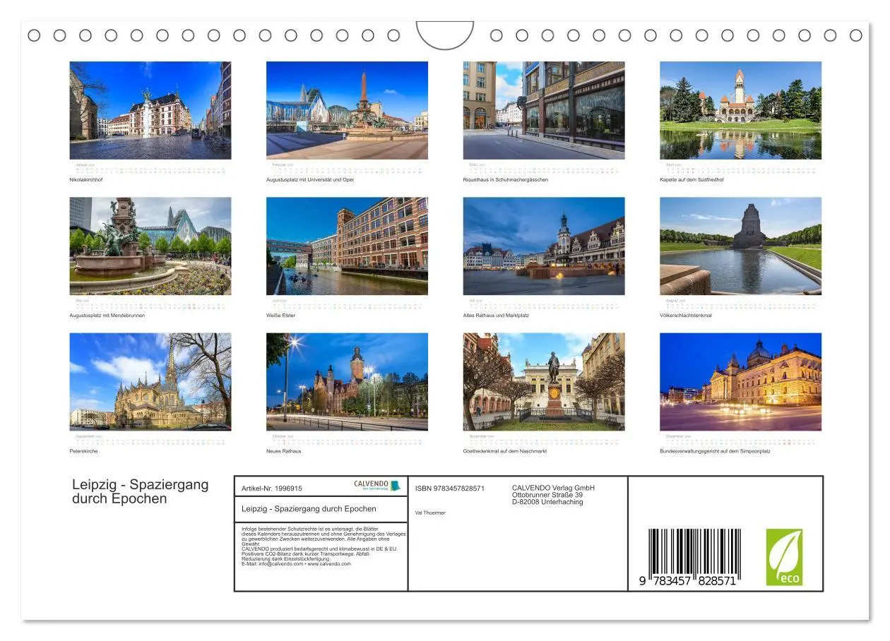 Bild: 9783457828571 | Leipzig - Spaziergang durch Epochen (Wandkalender 2026 DIN A4...