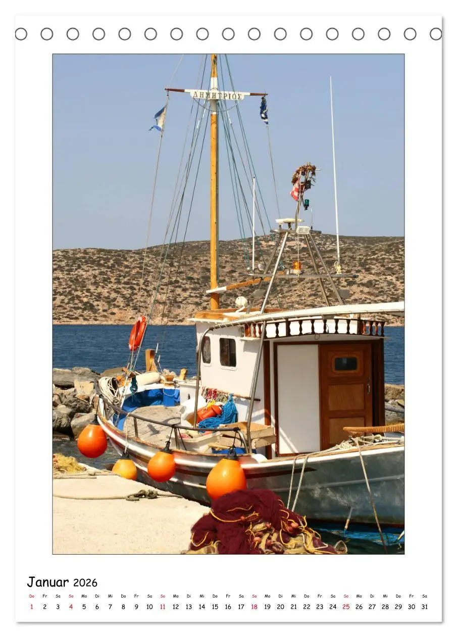 Bild: 9783516398571 | Griechische Gefühle (Tischkalender 2026 DIN A5 hoch), CALVENDO...