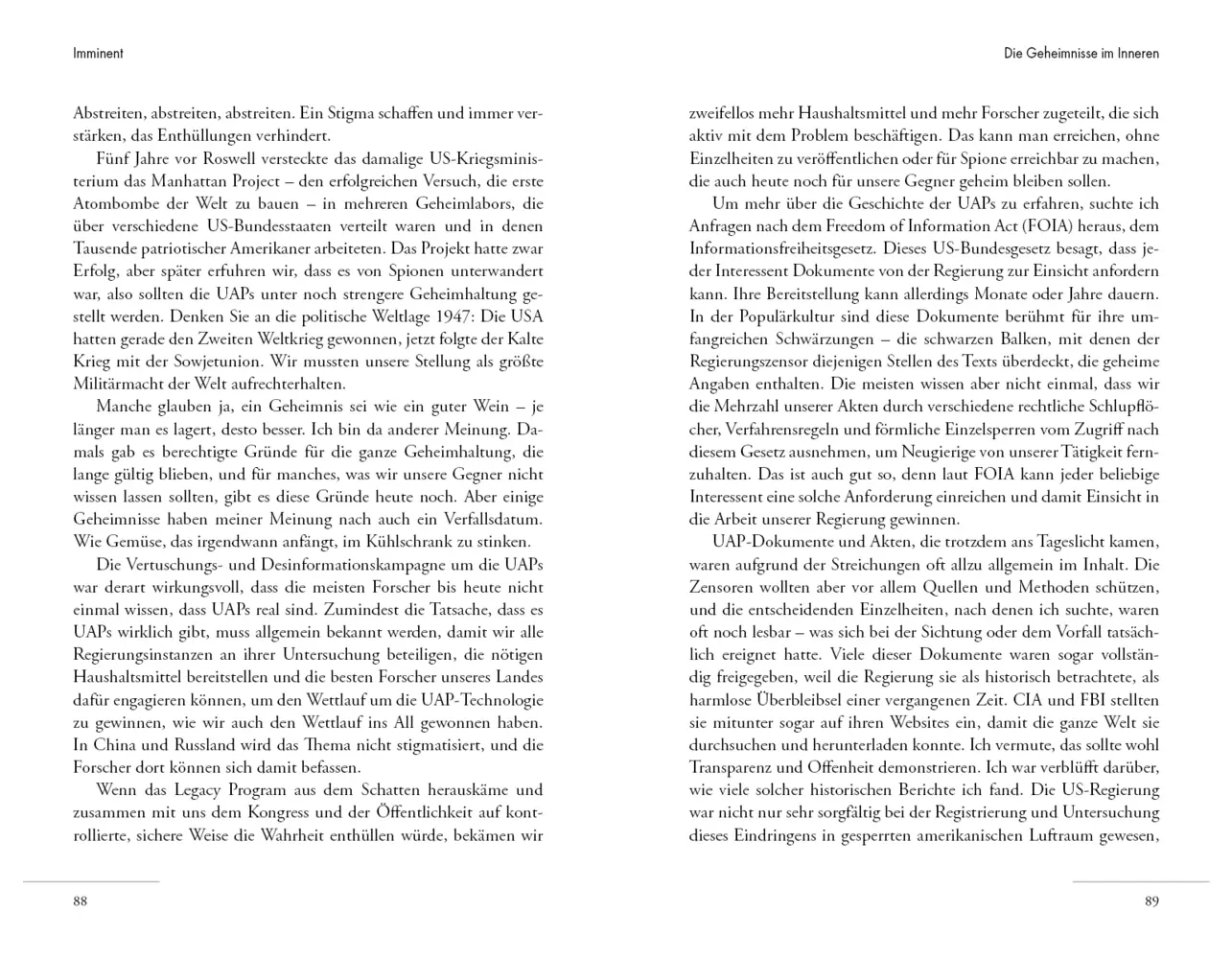 Bild: 9783742328571 | Imminent | Luis Elizondo | Buch | 384 S. | Deutsch | 2025