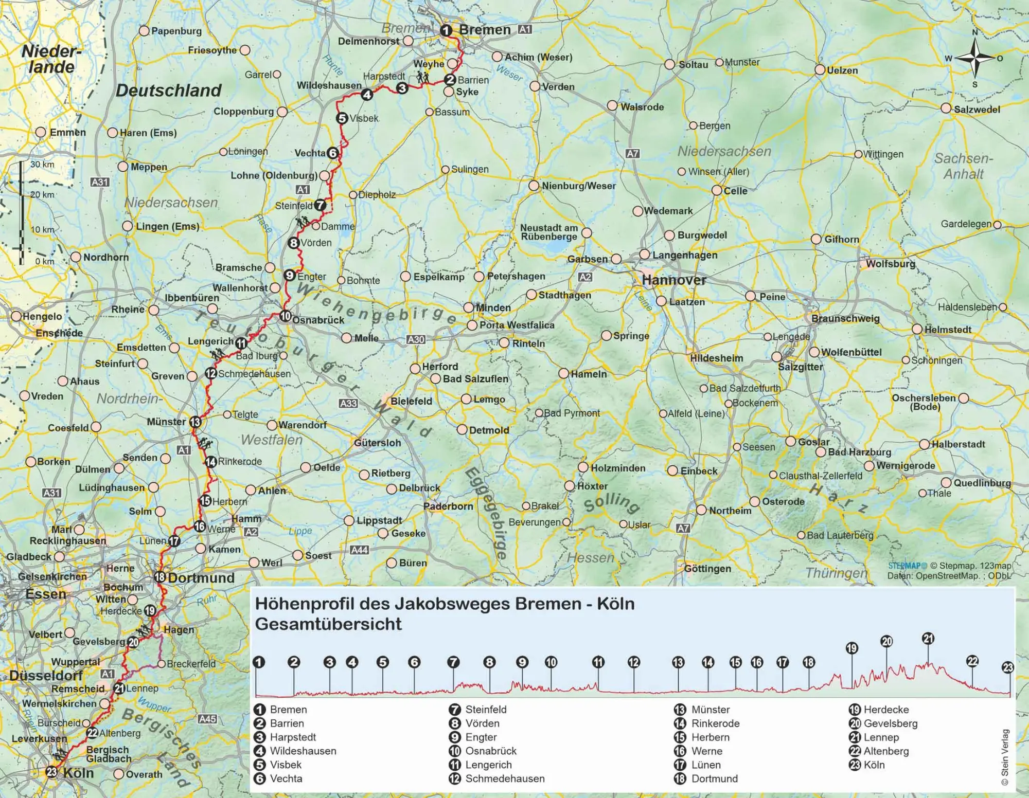 Bild: 9783866868571 | Jakobsweg Bremen - Köln | Martin Simon | Taschenbuch | 272 S. | 2025