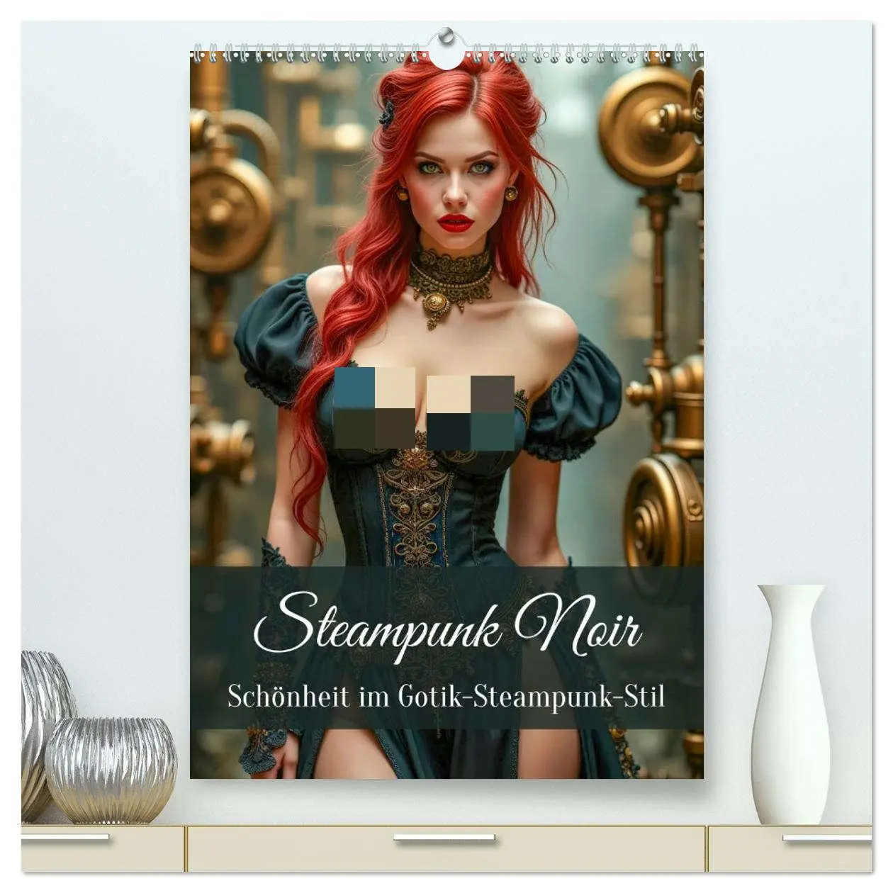 Cover: 9783457298671 | Steampunk Noir (hochwertiger Premium Wandkalender 2026 DIN A2...