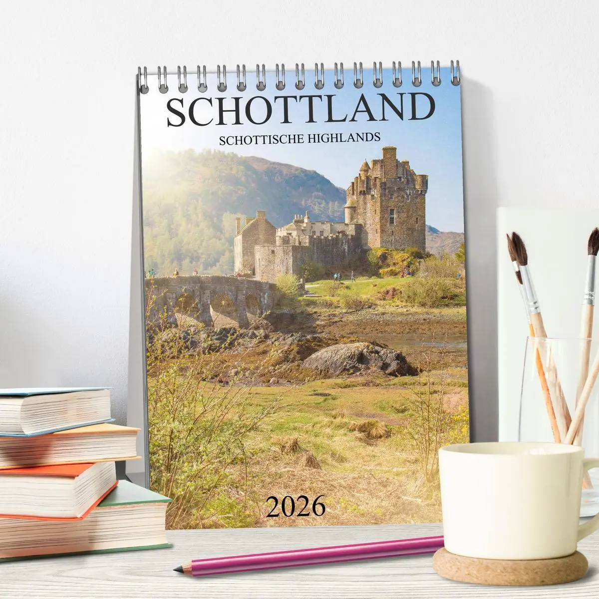 Bild: 9783516388671 | Schottland -Schottische Highlands (Tischkalender 2026 DIN A5 hoch),...