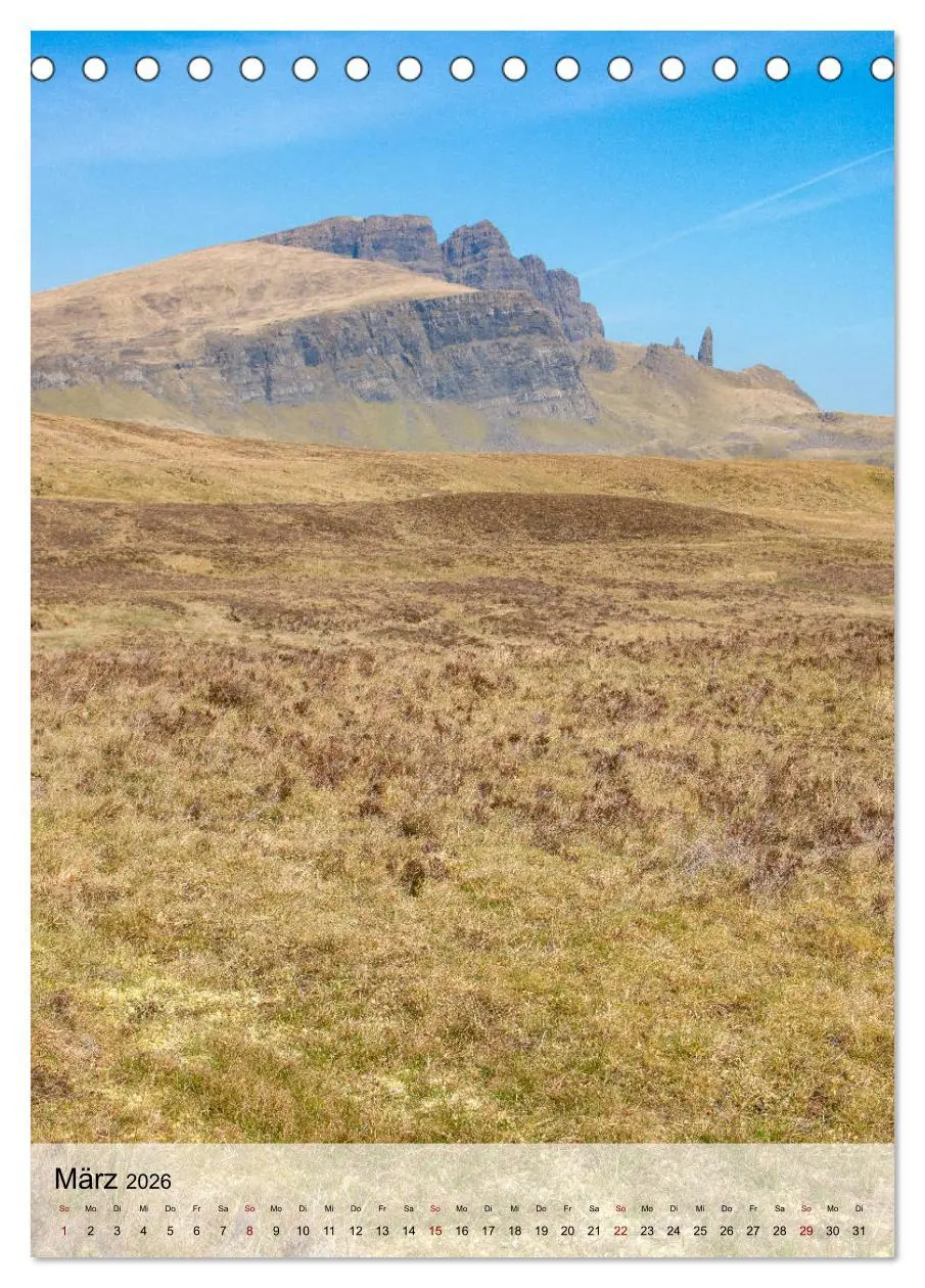 Bild: 9783516388671 | Schottland -Schottische Highlands (Tischkalender 2026 DIN A5 hoch),...