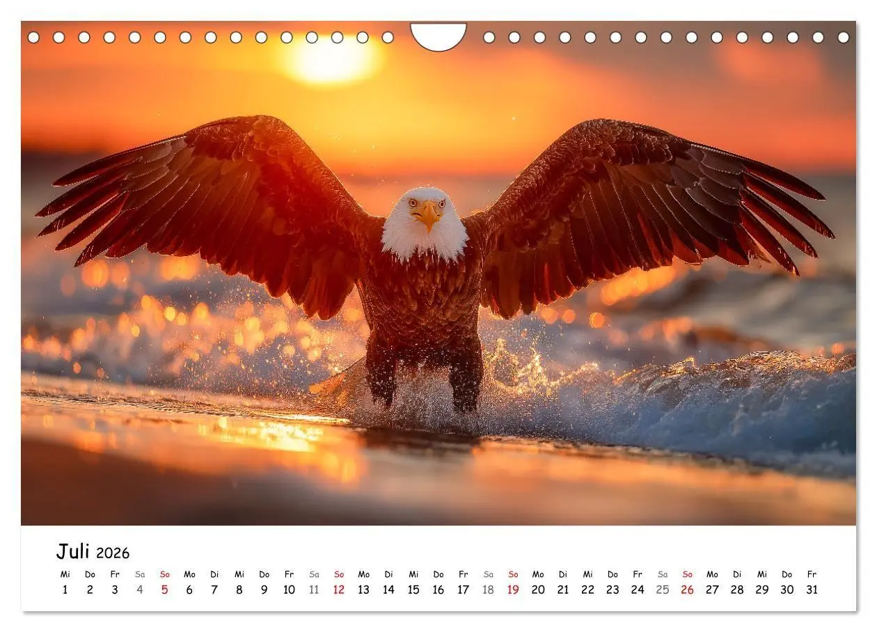 Bild: 9783516698671 | Majestätische Weißkopfseeadler - Der König der Lüfte (Wandkalender...