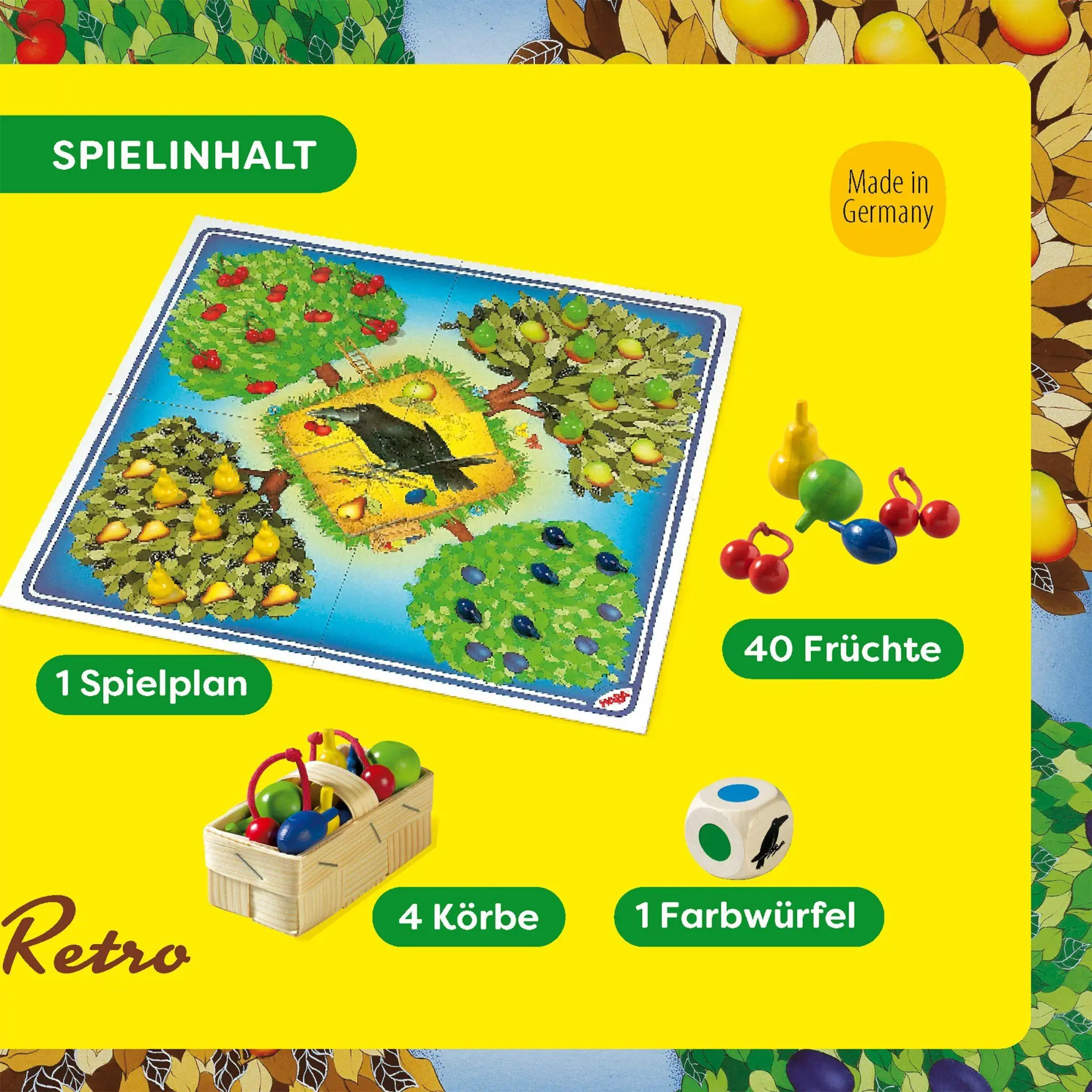 Bild: 4010168298771 | Retro Obstgarten | Kristin Dittmann | Spiel | 2015017001 | Deutsch