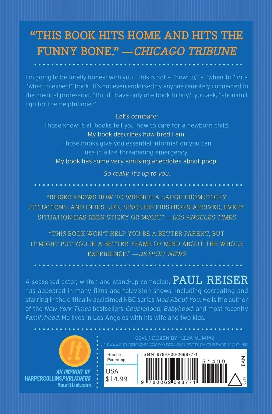 Rückseite: 9780062098771 | Babyhood | Paul Reiser | Taschenbuch | Kartoniert / Broschiert | 2022
