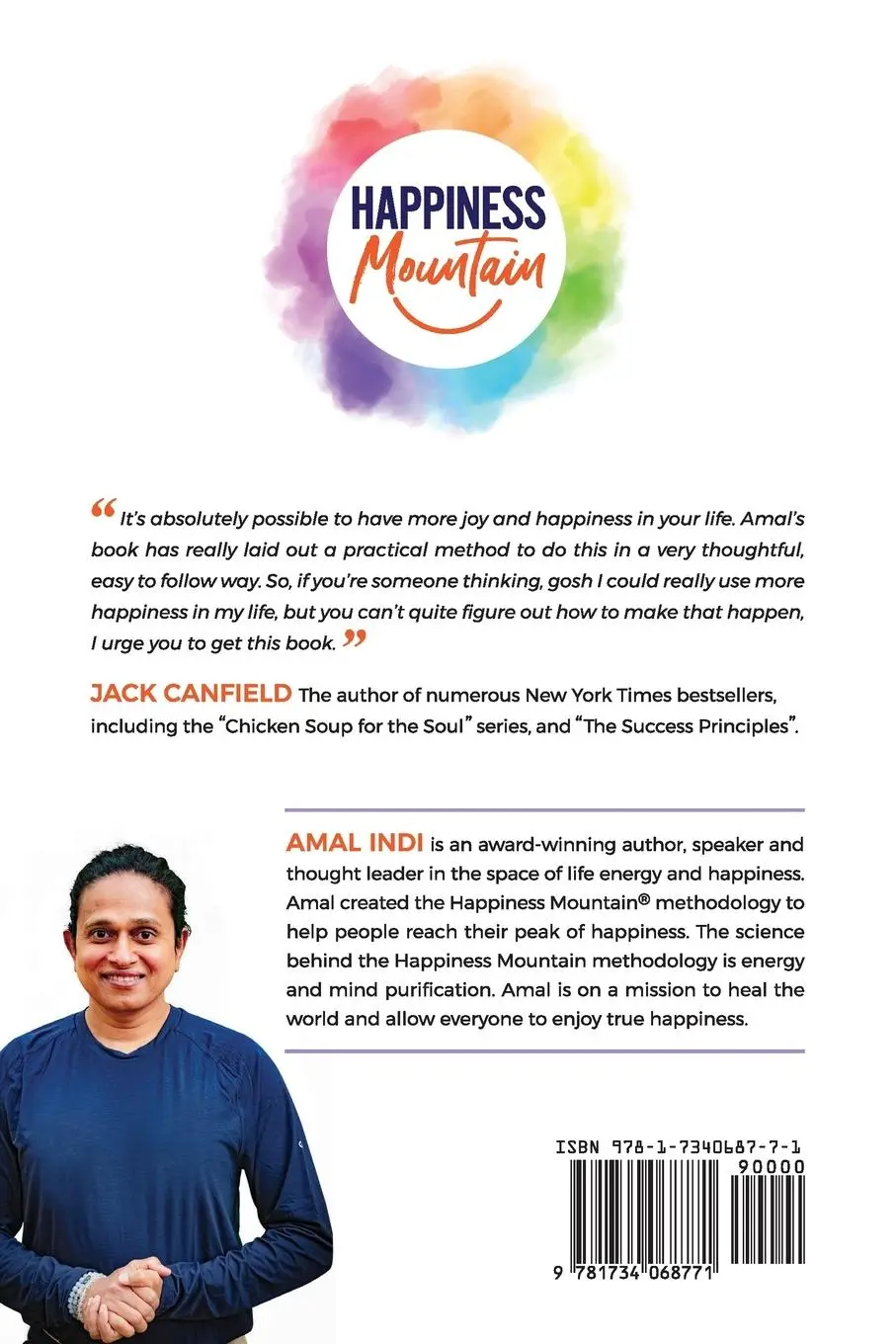 Rückseite: 9781734068771 | Happiness Mountain | Make Every Experience a Happy Experience | Indi