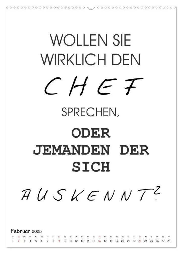 Bild: 9783435958771 | Typo-Kalender für das Büro. Gemeine und lustige Sprüche...