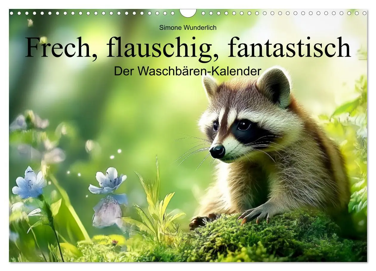 Cover: 9783457288771 | Frech, flauschig, fantastisch - Der Waschbären-Kalender...