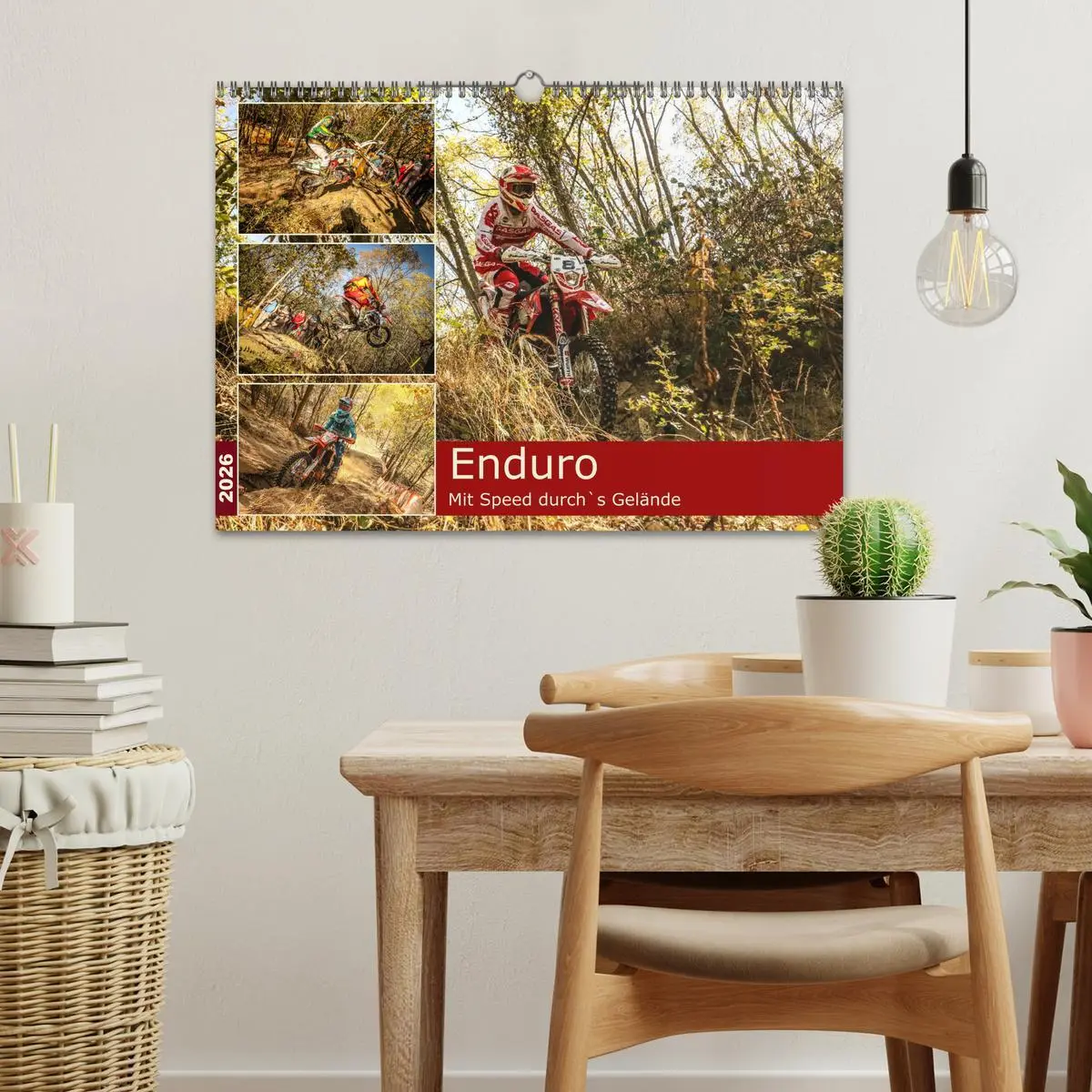 Bild: 9783457668771 | Enduro Mit Speed durch`s Gelände (Wandkalender 2026 DIN A3 quer),...