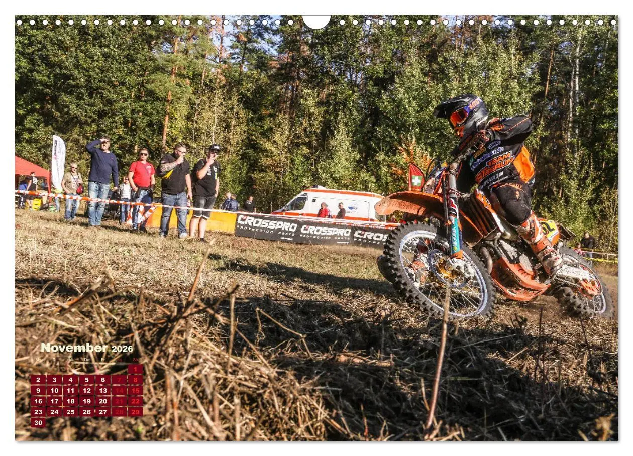 Bild: 9783457668771 | Enduro Mit Speed durch`s Gelände (Wandkalender 2026 DIN A3 quer),...