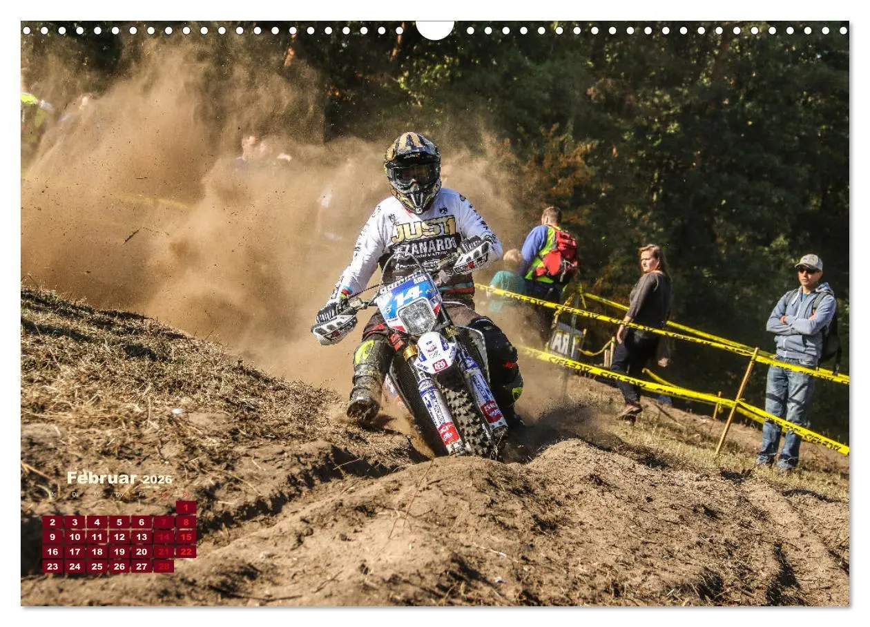 Bild: 9783457668771 | Enduro Mit Speed durch`s Gelände (Wandkalender 2026 DIN A3 quer),...