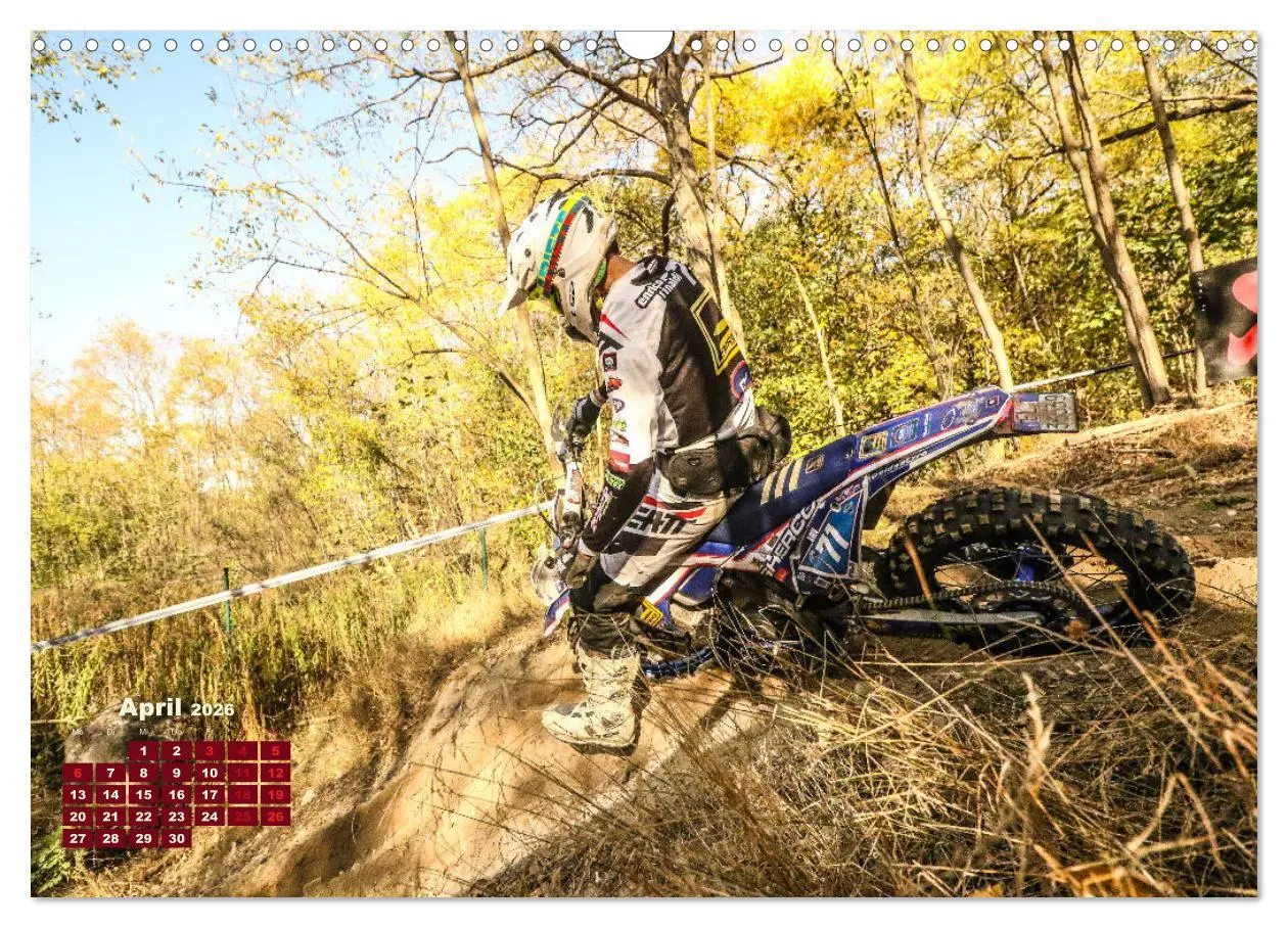 Bild: 9783457668771 | Enduro Mit Speed durch`s Gelände (Wandkalender 2026 DIN A3 quer),...