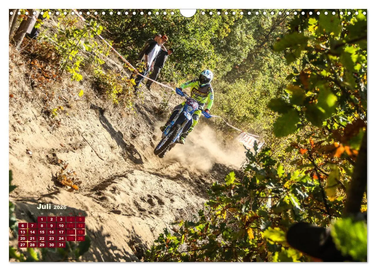 Bild: 9783457668771 | Enduro Mit Speed durch`s Gelände (Wandkalender 2026 DIN A3 quer),...
