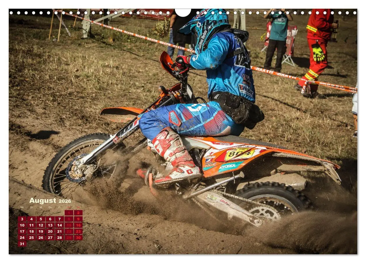 Bild: 9783457668771 | Enduro Mit Speed durch`s Gelände (Wandkalender 2026 DIN A3 quer),...