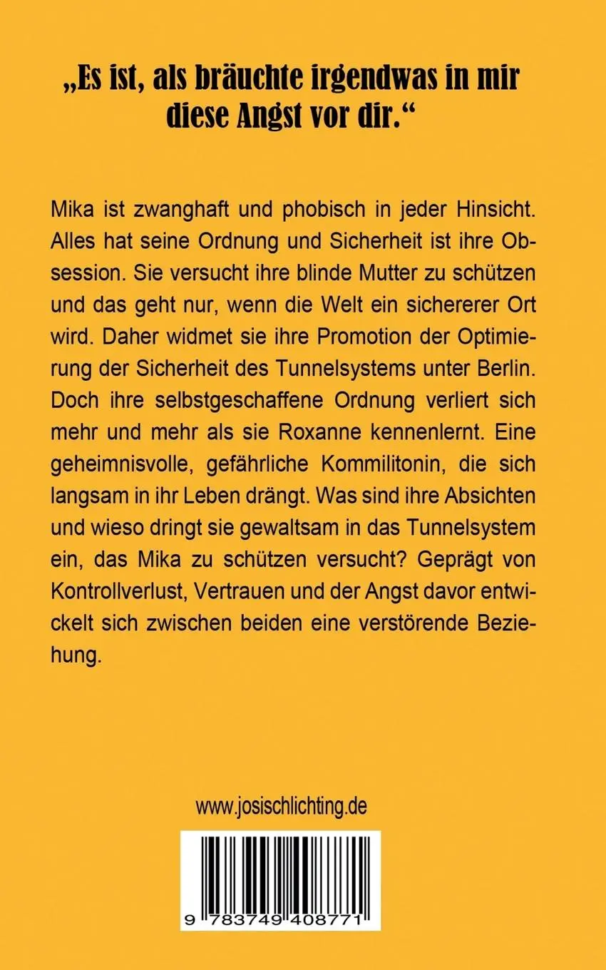 Rückseite: 9783749408771 | Roxanne | Josi Schlichting | Taschenbuch | 308 S. | Deutsch | 2019