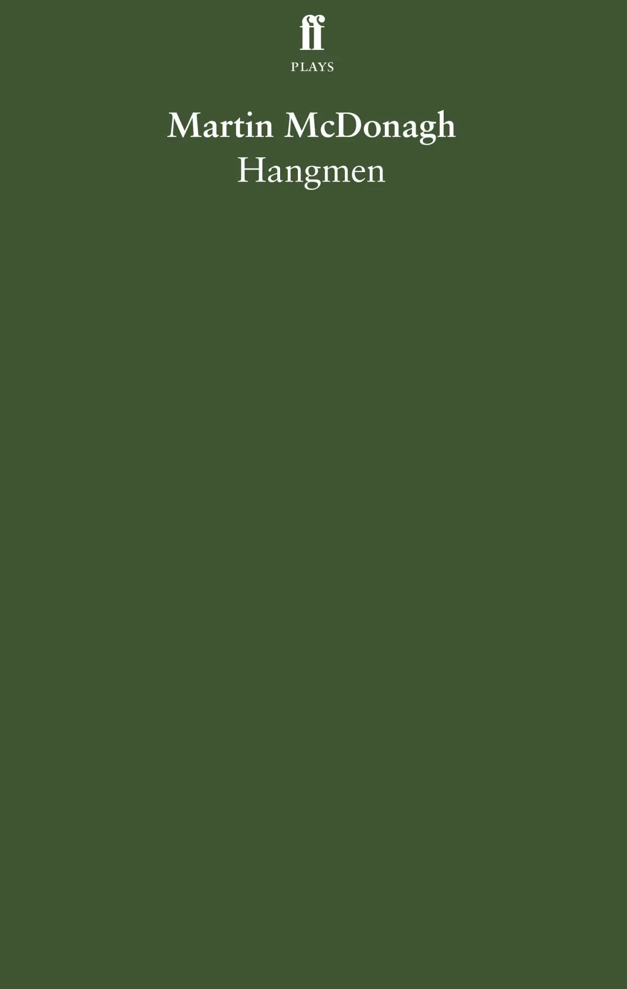 Cover: 9780571328871 | Hangmen | Martin Mcdonagh | Taschenbuch | Kartoniert / Broschiert
