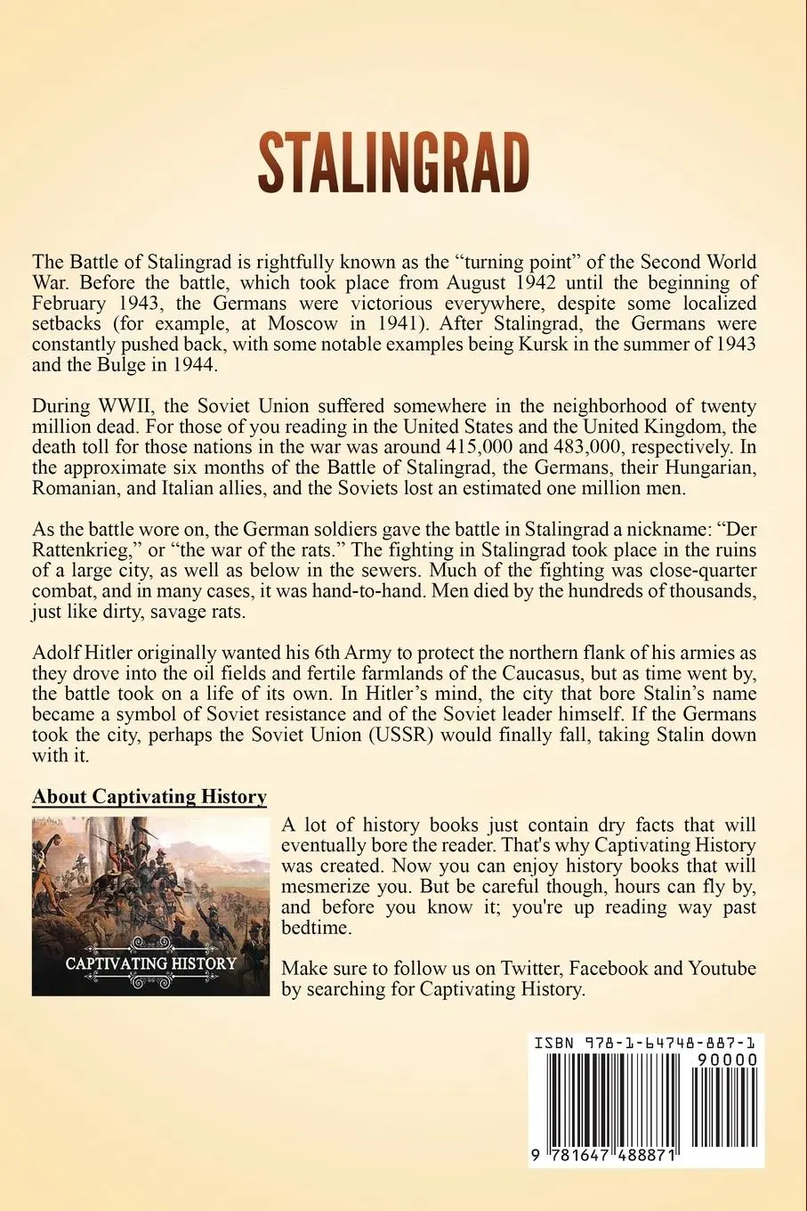 Rückseite: 9781647488871 | Stalingrad | Captivating History | Taschenbuch | Englisch | 2020