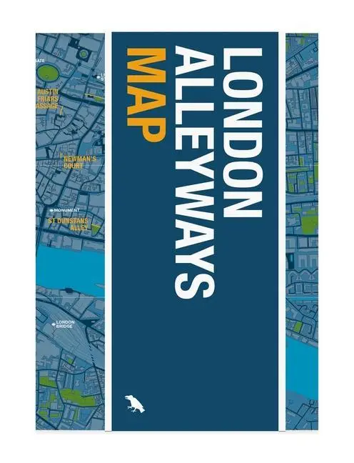 Cover: 9781912018871 | London Alleyways Map | Matthew Turner | (Land-)Karte | Karte/Landkarte
