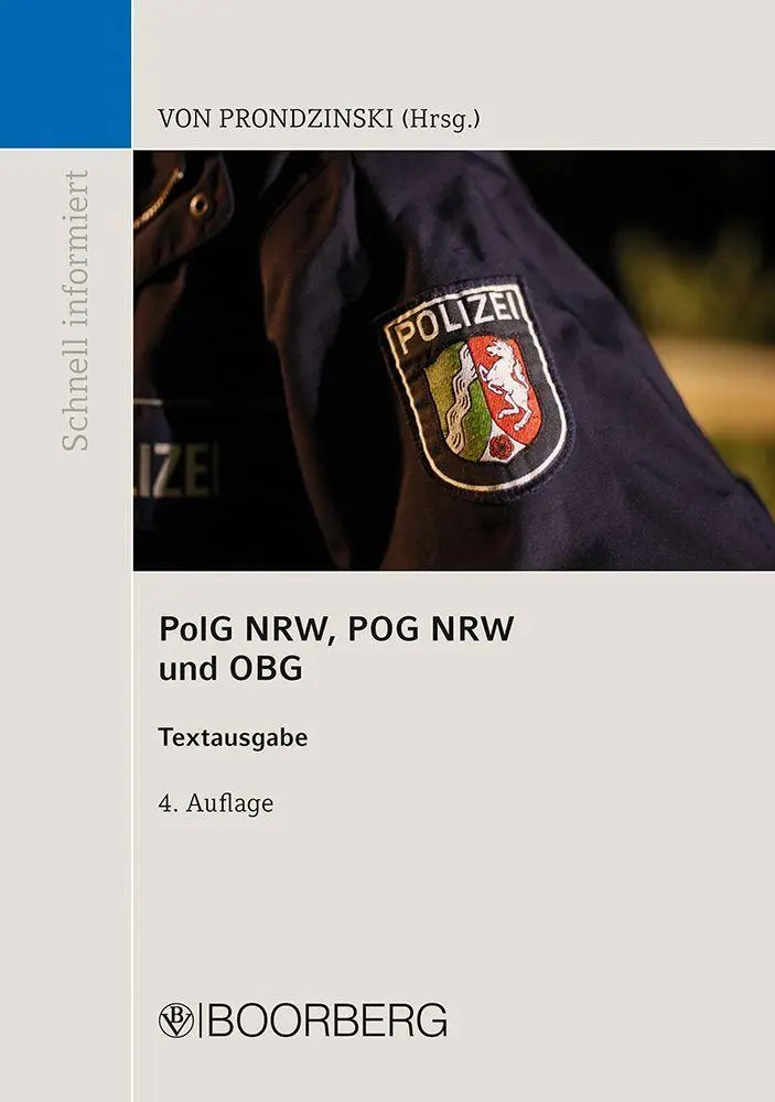 Cover: 9783415078871 | PolG NRW, POG NRW und OBG | Textausgabe | Peter von Prondzinski | Buch