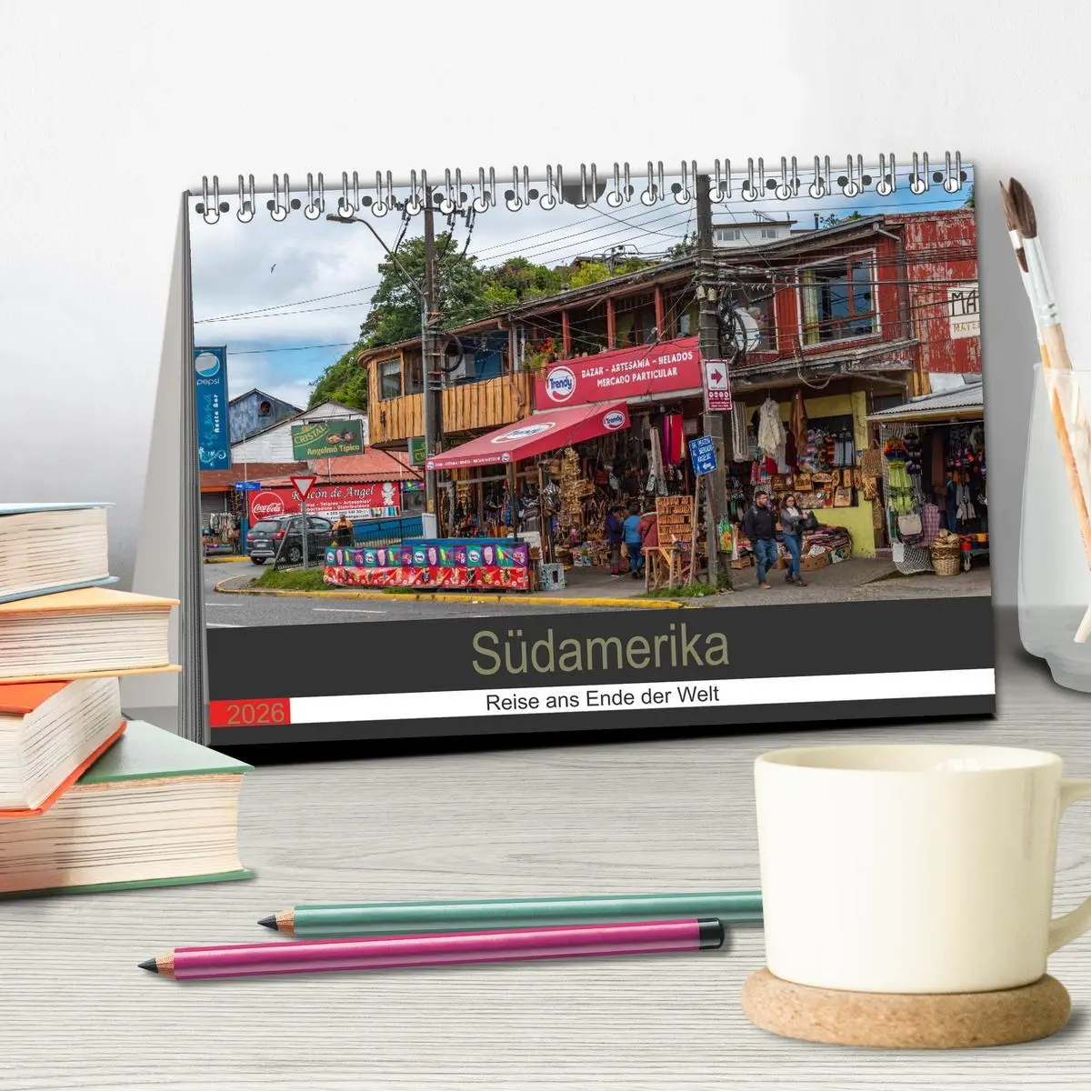 Bild: 9783457658871 | Südamerika - Reise ans Ende der Welt (Tischkalender 2026 DIN A5...