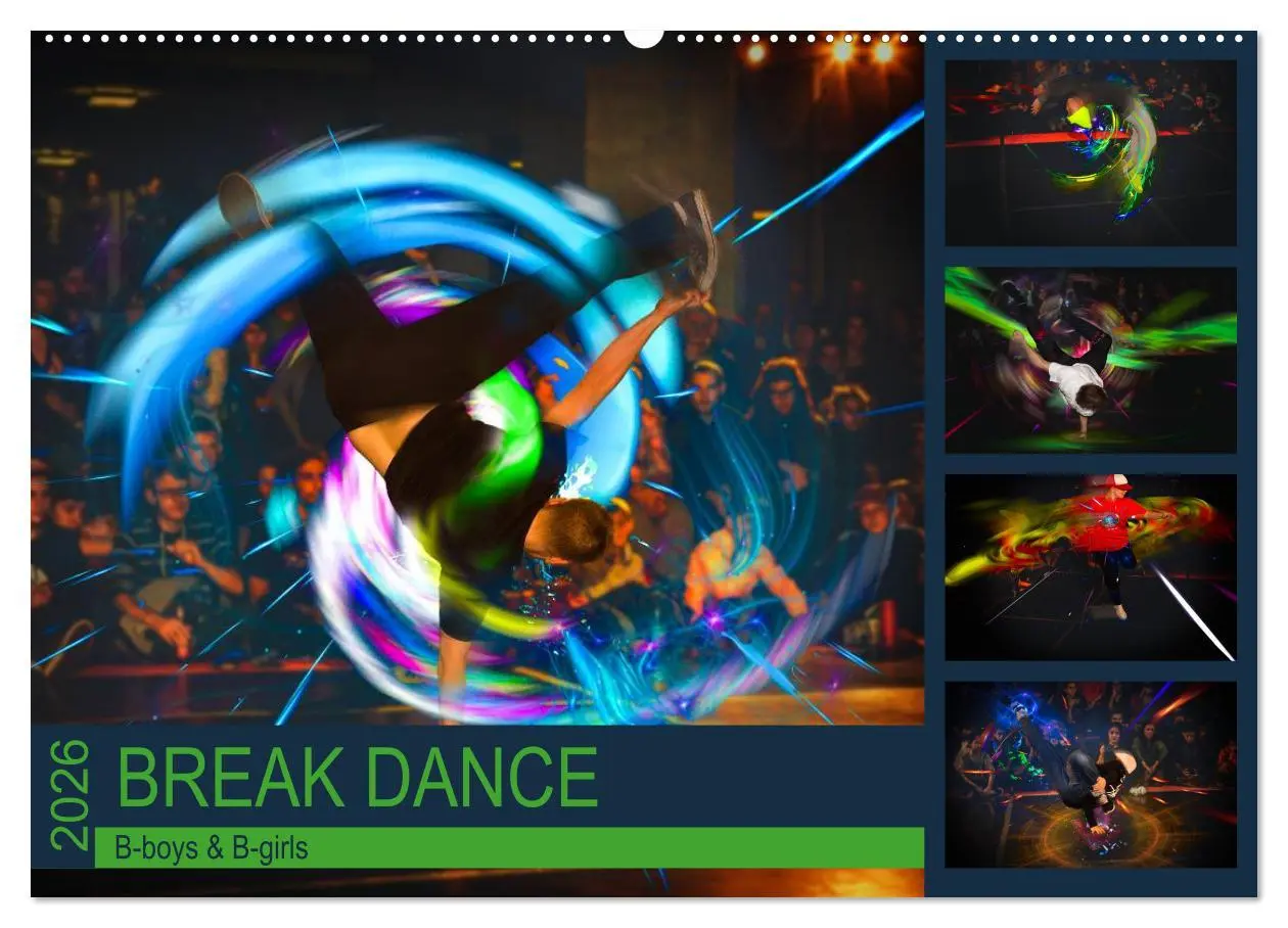 Cover: 9783457968871 | Break Dance B-boys &amp; B-girls (Wandkalender 2026 DIN A2 quer),...
