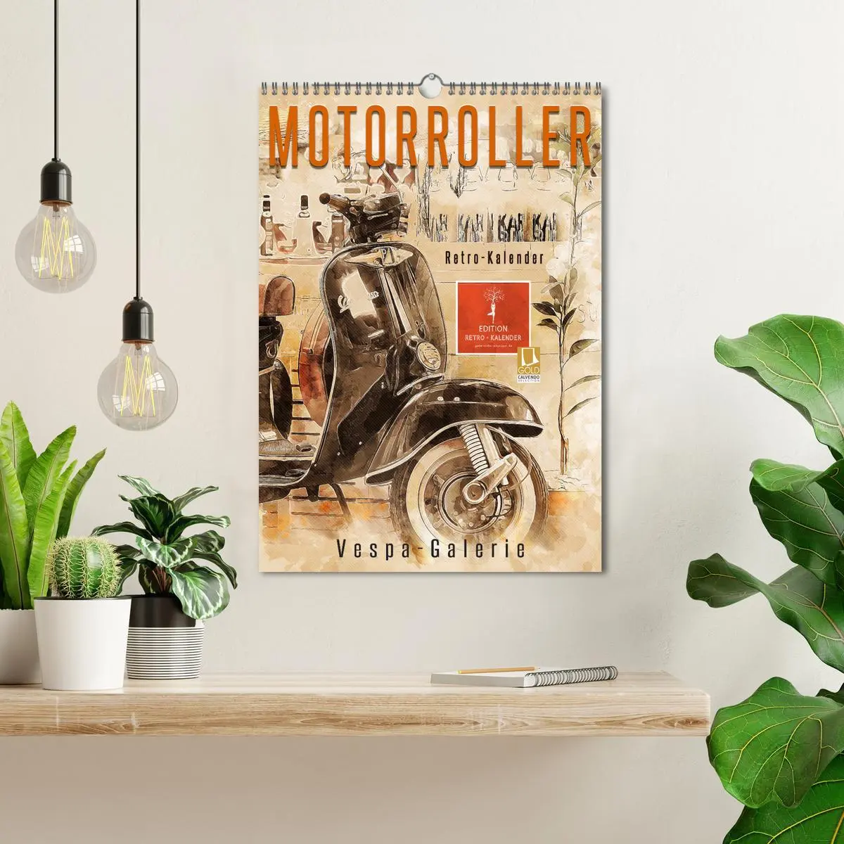 Bild: 9783516368871 | Motorroller - Vespa Galerie (Wandkalender 2026 DIN A3 hoch),...