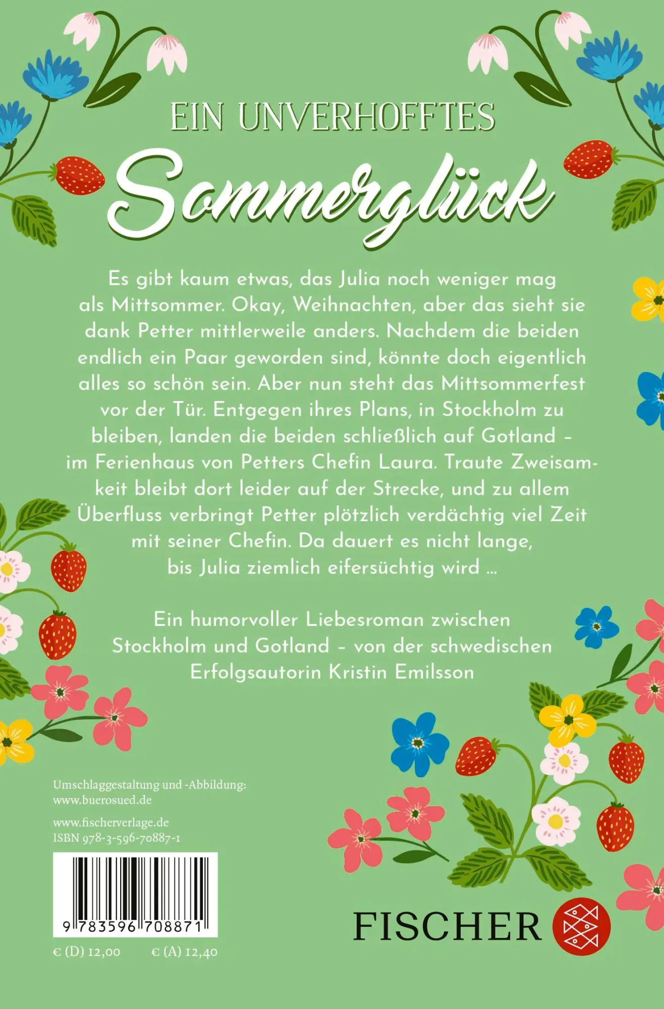 Rückseite: 9783596708871 | Ein Sommer zum Träumen | Eine schwedische Sommergeschichte | Emilsson