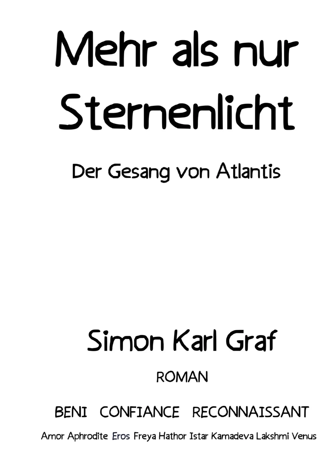 Cover: 9783695708871 | Mehr als nur Sternenlicht | Der Gesang von Atlantis | Simon Karl Graf