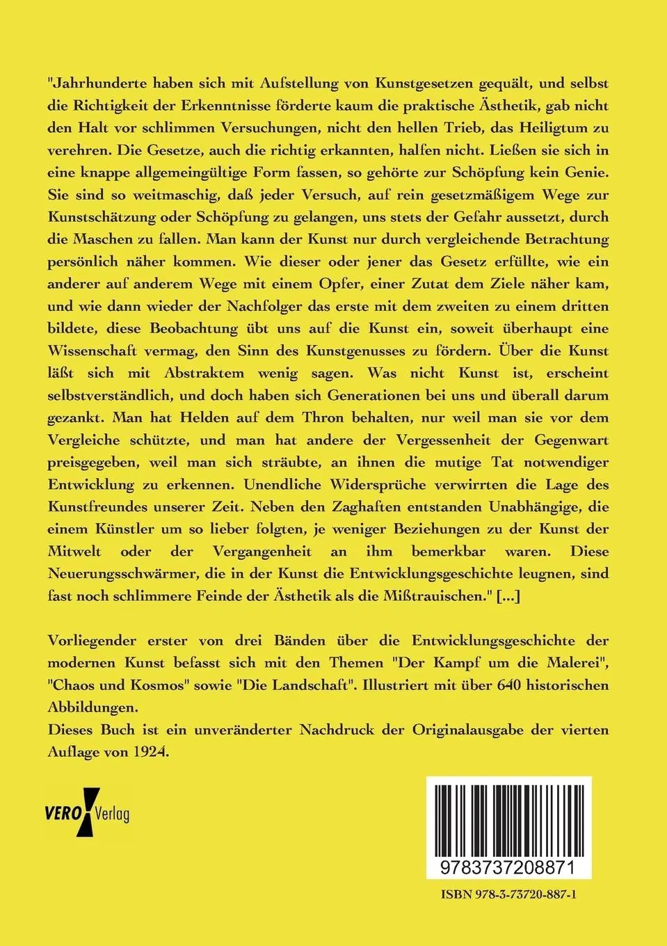 Rückseite: 9783737208871 | Entwicklungsgeschichte der modernen Kunst | Erster Band | Meier-Graefe