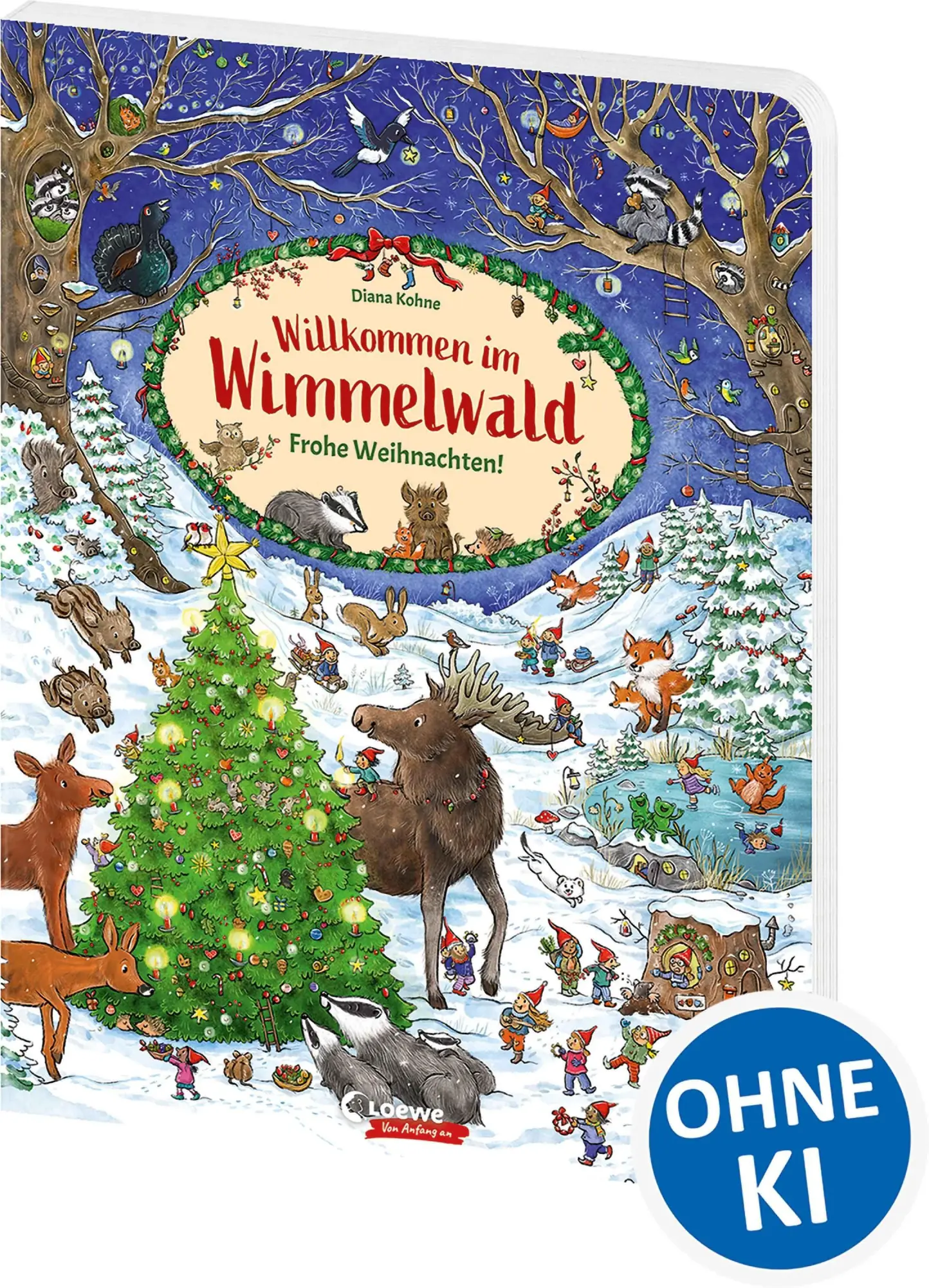 Cover: 9783743218871 | Willkommen im Wimmelwald - Frohe Weihnachten! | Diana Kohne | Buch