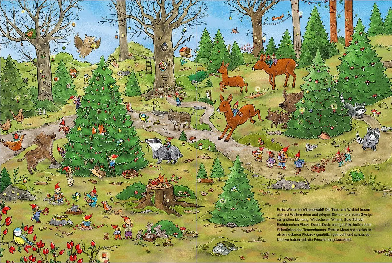 Bild: 9783743218871 | Willkommen im Wimmelwald - Frohe Weihnachten! | Diana Kohne | Buch